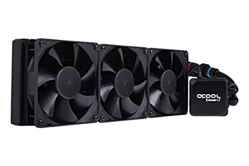 ALPHACOOL Ventilador CPU Ref. LIQUIDA EISBAER LT360 Negro RELLENABLE/Ampliable/3 Ventiladores/MULTISOCKET 1013982