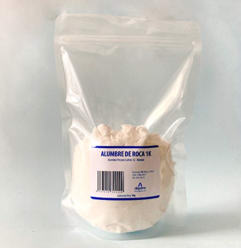 Alumbre Potásico. Alumbre de Roca en Polvo (1Kg)