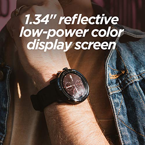 Amazfit Stratos 2s Reloj Inteligente Premium Multideporte con GPS Impermeable Fitness Actividad Tracker, Hearth Rate Podómetro para iOS y Android Dispositivo, Seguimiento 12 + Diferentes Modos