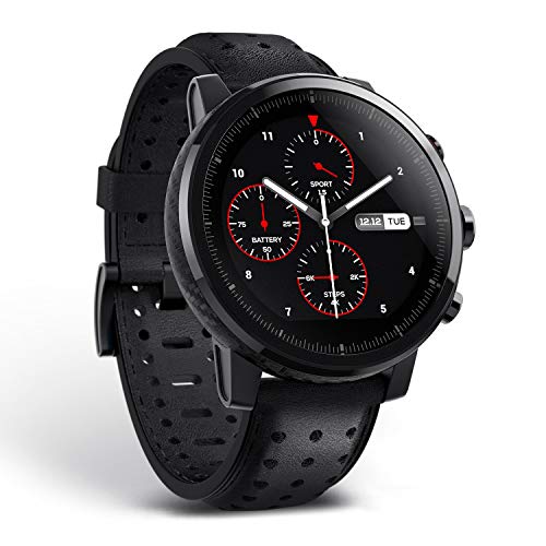 Amazfit Stratos 2s Reloj Inteligente Premium Multideporte con GPS Impermeable Fitness Actividad Tracker, Hearth Rate Podómetro para iOS y Android Dispositivo, Seguimiento 12 + Diferentes Modos