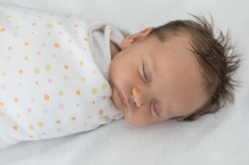 Amazing Baby by SwaddleDesigns - Manta de franela de algodón para bebés