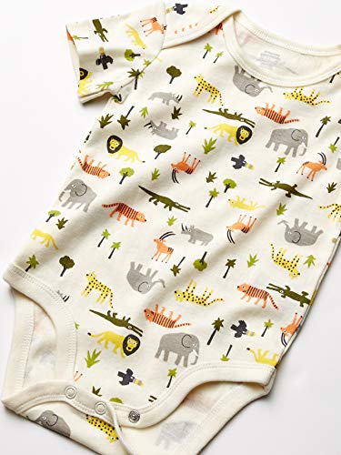 Amazon Essentials 3-Piece Microfleece Hoodie Set Infant-and-Toddler-Pants-Clothing-Sets, Safari, Bebé prematuro