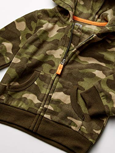 Amazon Essentials 3-Piece Microfleece Hoodie Set Infant-and-Toddler-Pants-Clothing-Sets, Safari, Bebé prematuro