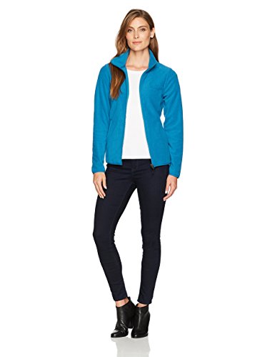 Amazon Essentials Chaqueta de Forro Polar con Cremallera Mujer ,Turquesa (teal seaport),X-Small