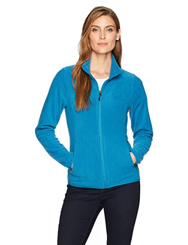 Amazon Essentials Chaqueta de Forro Polar con Cremallera Mujer ,Turquesa (teal seaport),X-Small