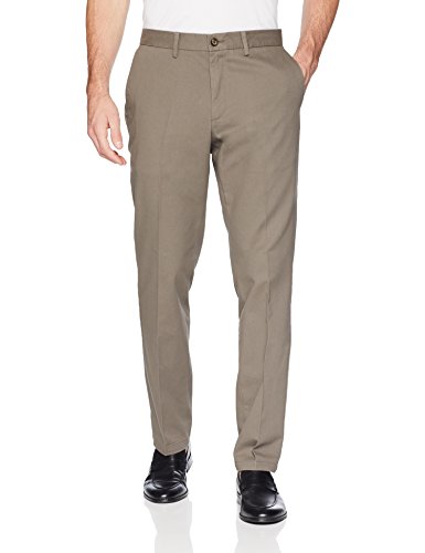 Amazon Essentials Slim-Fit Wrinkle-Resistant Flat-Front Chino Pant Pants, Marrón Topo, 29W x 29L