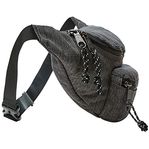 AmazonBasics - Bolsa acolchada con doble bolsillo, 3 L, gris