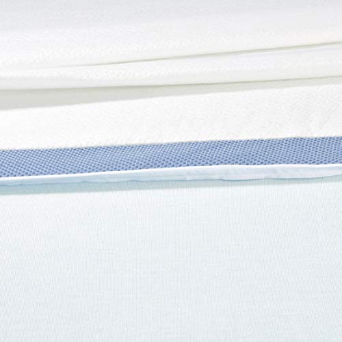 AmazonBasics - Cubrecolchón de espuma para dos temporadas - 90 x 190 cm