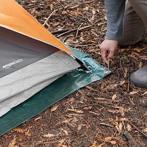 AmazonBasics – Lona para acampada, 3 x 3,65 m