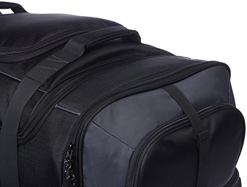 AmazonBasics - Mochila con ruedas de ripstop, 76 cm, 86.9 litros - Negro