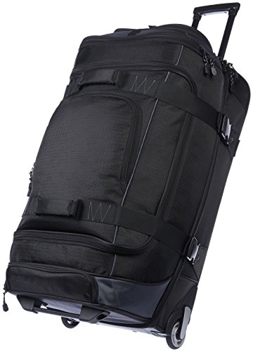 AmazonBasics - Mochila con ruedas de ripstop, 76 cm, 86.9 litros - Negro