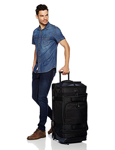 AmazonBasics - Mochila con ruedas de ripstop, 76 cm, 86.9 litros - Negro