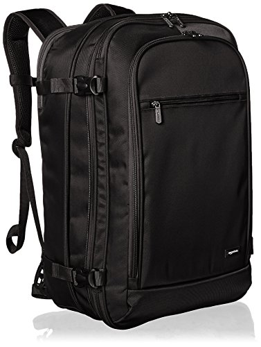 AmazonBasics - Mochila de equipaje de mano - Negro