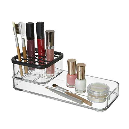 AmazonBasics - Organizador de maquillaje - Mediano, 2 piezas
