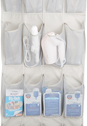 AmazonBasics - Organizador de zapatos de tamaño mediano para 24 zapatos, para colgar sobre puertas