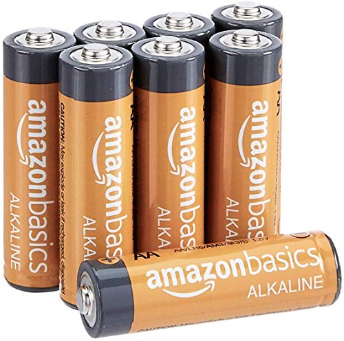 AmazonBasics - Pilas alcalinas AA de 1,5 voltios, gama Performance, paquete de 8 (el aspecto puede variar)