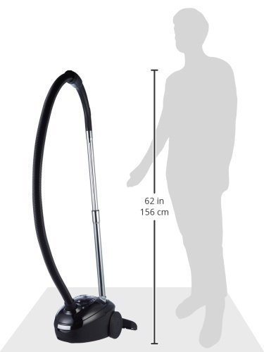 AmazonBasics – Potente aspirador con bolsa, para suelos duros y alfombras, filtro HEPA, compacto y ligero, 700 W, 1,5 l (UE)