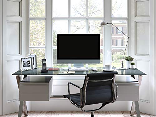 AmazonBasics - Teléfono fijo DECT, negro