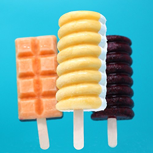 Amazy Palos polo de madera (200 piezas) - Palitos de madera natural ideales para paletas, cera y artesanías (pequeños | 114 x 10 mm)