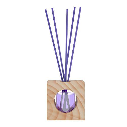 Ambientador MIKADO de MADERA. Sin alcohol. Aroma: LAVANDA . +4 semanas de duración.