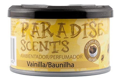 Ambientador Orgánico Lata 37 grs AROMA VAINILLA Paradise Scents coche/ hogar