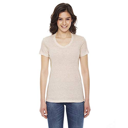 American Apparel - Camiseta Deportiva Tri-Blend para Mujer (S) (Avena-Tri)