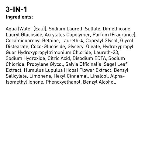 American Crew 3 en 1 Champú, Acondicionador Y Gel De Ducha (Árbol De Té) - 1 l.