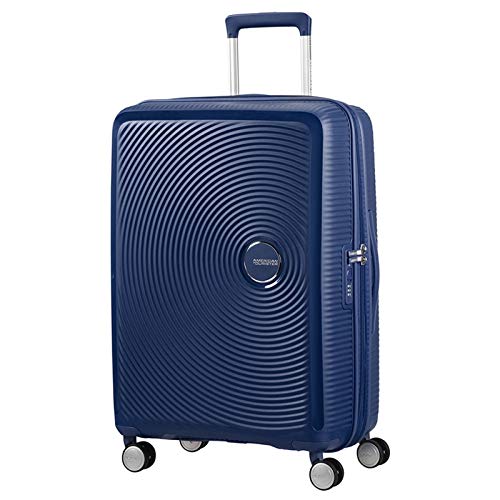 American Tourister - Soundbox Spinner Expandible, 77cm, 97/110 L - 4.2 KG, Azul (Midnight Navy)
