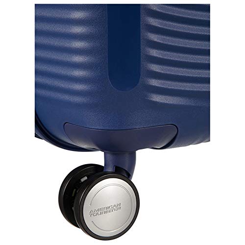 American Tourister - Soundbox Spinner Expandible, 77cm, 97/110 L - 4.2 KG, Azul (Midnight Navy)