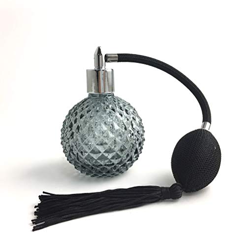 Amiispe Fantástica Botella de Perfume de Vidrio Esmerilado Retro 100 ml atomizador de Perfume de Cristal Vintage atomizador de Perfume Recargable