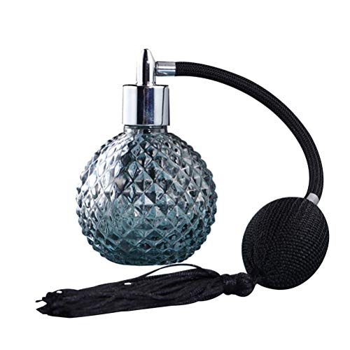 Amiispe Fantástica Botella de Perfume de Vidrio Esmerilado Retro 100 ml atomizador de Perfume de Cristal Vintage atomizador de Perfume Recargable