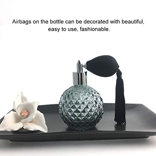 Amiispe Fantástica Botella de Perfume de Vidrio Esmerilado Retro 100 ml atomizador de Perfume de Cristal Vintage atomizador de Perfume Recargable
