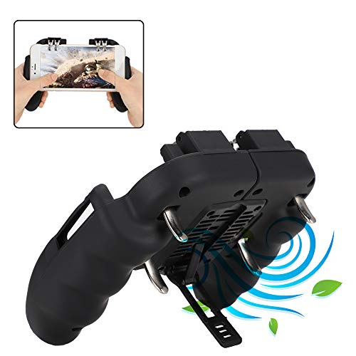 AMONIDA Controlador de Juegos para teléfono móvil Joystick Ventilador de enfriamiento Disipación Gamepad Teclado mecánico Sensación Ventilador de enfriamiento