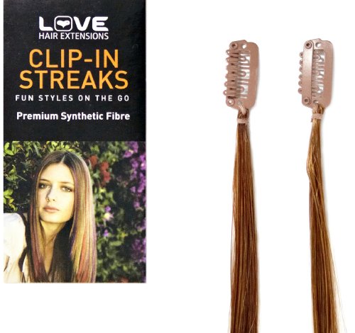 Amor Extensiones de cabello - LHE / S1 / QFCS / 16/28 - Twin Pack Rayas Clipper - Colores 28 - Strawberry Blonde Rich - 41 cm