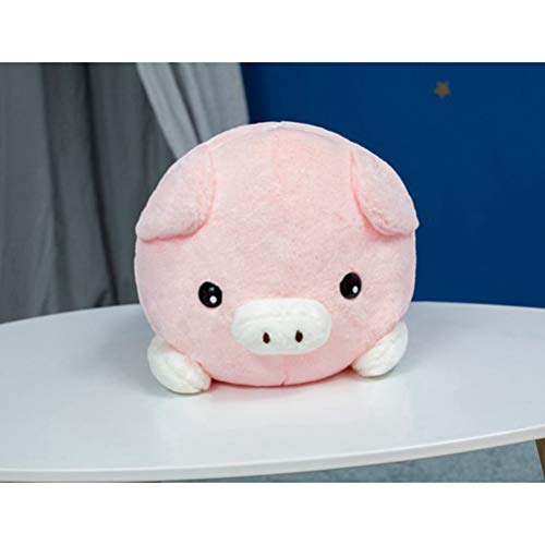 Amosfun Peluche Suave Cerdo Juguete Almohada Cojín Regalo de cumpleaños Muñeco Peluche Animal Regalo para niños Adultos (40cm)