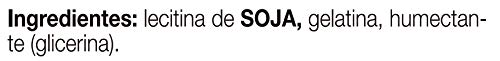 Ana Maria Lajusticia - Lecitina de soja – 300 perlas. Reduce el colesterol en sangre y mejora la memoria. Apto para veganos. Envase para 50 días de tratamiento.