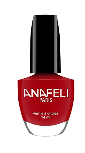 Anafeli MAT M09 - Esmalte de uñas, color rojo