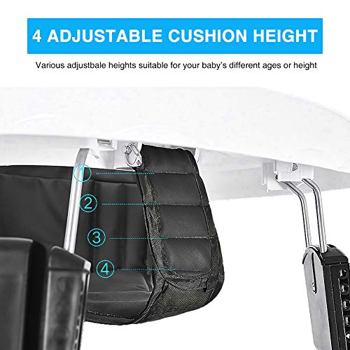 Andador Bebe, Silla de Bebe Plegable y Ajustable para bebés de 6 a 18 meses (Gris)