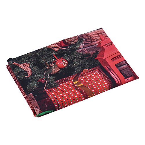 Andoer – tela de fondo Navidad 1,5 * 2 m decoración de fotografía plegable de poliéster fibra para cámara réflex digital photo studio