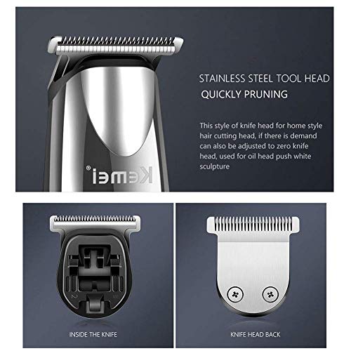 Anera Professional 3 en 1 Cortadores de Pelo Con Cabeza De Balda, Cortador De Pelo Eléctrico, Potente Afeitadora Eléctrica para Modelar, Afeitadora De Pelo, Barbería, para Adultos y Niños