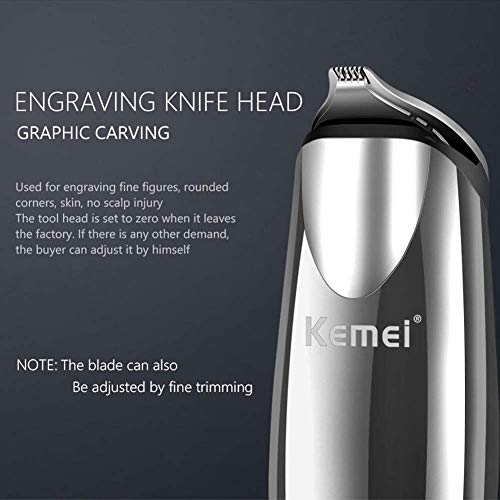 Anera Professional 3 en 1 Cortadores de Pelo Con Cabeza De Balda, Cortador De Pelo Eléctrico, Potente Afeitadora Eléctrica para Modelar, Afeitadora De Pelo, Barbería, para Adultos y Niños