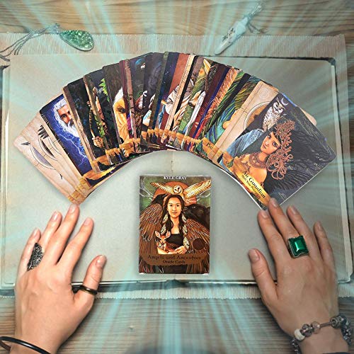 Angels and Ancestors Oracle Cards|55 Cartas Y Cartas De Guía | La Tarjeta De Tarot del Juego De Mesa Combina La Guía Angelical con Las Espiritualidades Aborígenes, Nativas Americanas, Celtas