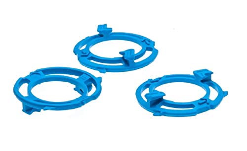 Anillo de retención (placa de retención, soporte para dispositivo de afeitado) para cabezales de afeitado Philips modelo / tipo SH50 (color azul)