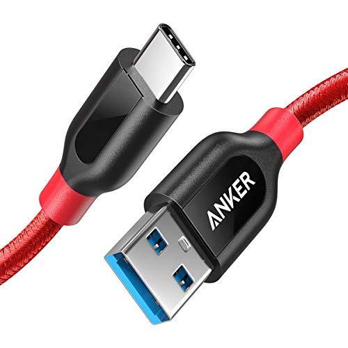 Anker Powerline+ Cable USB-C a USB 3.0 (0,9m), Alta Durabilidad, para Dispositivos USB Tipo C, incluidos Galaxy S8, S8 +, MacBook, conmutador Nintendo, Sony XZ, LG V20 G5 G6, HTC 10, Xiaomi 5 y más