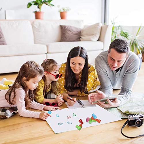 annhao Sellos Animales, 30 Piezas, Conjunto de Sellos Animales para Niños, Animal de Granja + Dinosaurio + Animal Salvaje, Regalos para Fiestas Infantiles