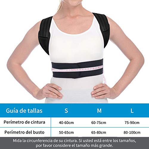 Anoopsyche Corrector de Postura para Hombre y Mujer, Transpirable Chaleco para la Espalda para Dolor de Espalda, Corrector de Espalda y Hombros, Cinturón de Cintura Doble Mejorado Aliviar la Joroba