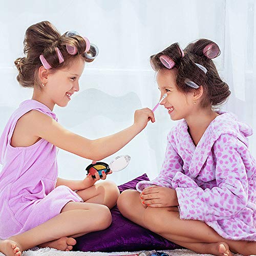 Anpro 23pcs Kit de Maquillaje Niñas,Juguetes para Chicas, Cosméticos Lavables, Regalo de Princesa para Niñas en Fiesta,Cumpleaños,Navidad