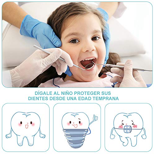 Anpro 46 pcs Kit Maletin de Doctor y Enfermera,Juegos de Niños,Kit de Dentista con Estetoscopio y Abrigo,Regalo para Niños en Fiestas,Cumpleaños,Navidad, Juego de Roles del Doctor