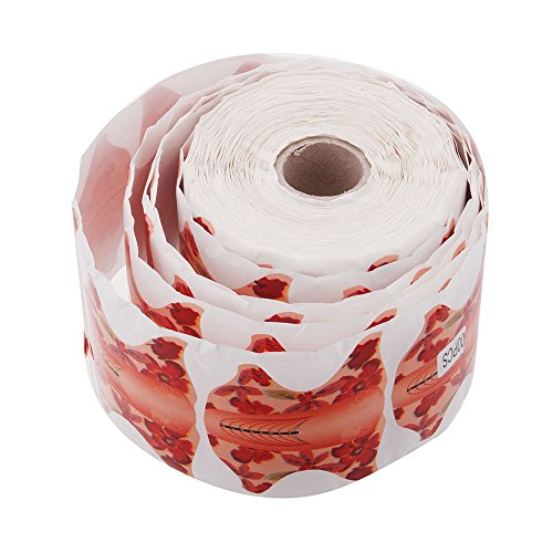 Anself - 500X Pegatinas Moldes Guías Autoadhesivas para Uñas (#1)