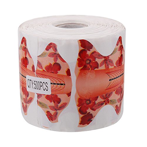 Anself - 500X Pegatinas Moldes Guías Autoadhesivas para Uñas (#1)